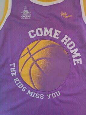 Jack Harlow Basketball Jersey Come Home The Kids Miss You Tour Adult Large EUC